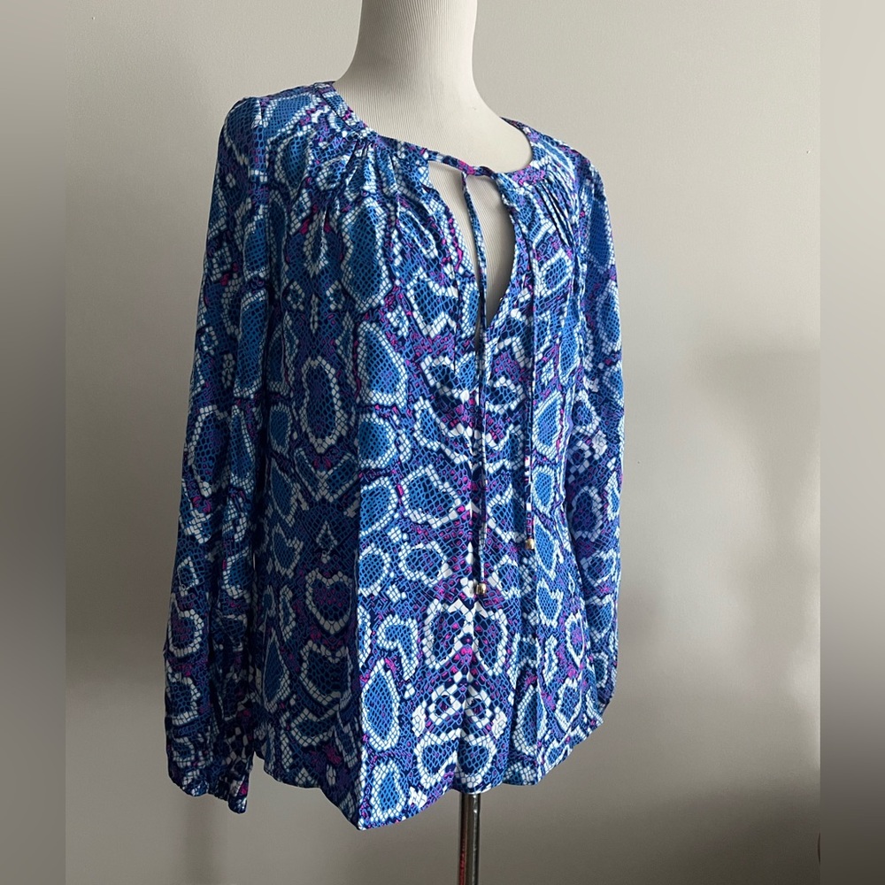 NWT Alice & Trixie silk long sleeve blouse in small
